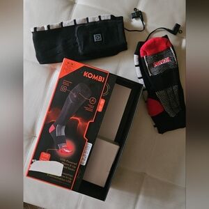 Kombi USB SKI Back and Red Heated Socks